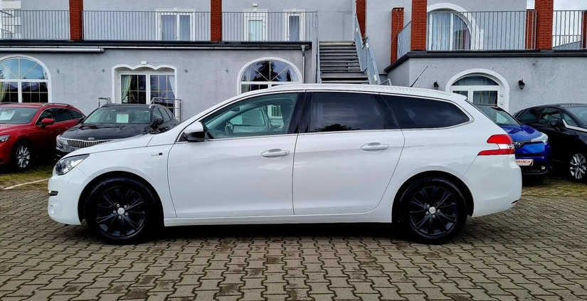 Peugeot 308 cena 27900 przebieg: 214000, rok produkcji 2015 z Opalenica małe 211